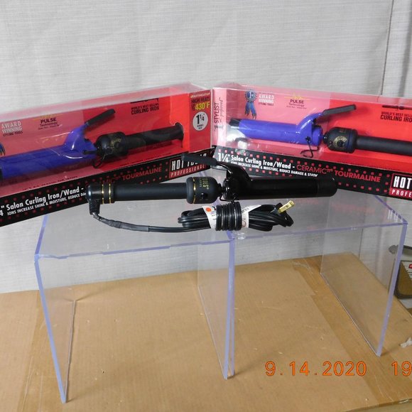 HOT TOOLS PRO CERAMIC 1 1/4" SALON CURLING IRON - Picture 2 of 10